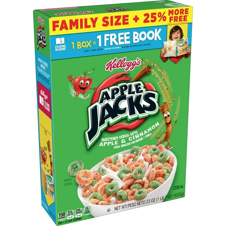 Kellogg's Apple Jacks, (16.6oz)