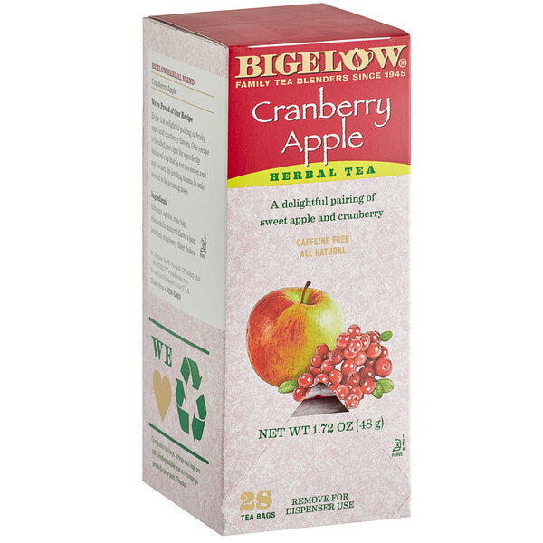 Bigelow Cranberry Apple Herbal Tea, (28ct.)