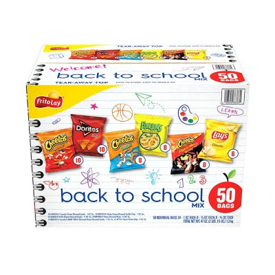 Frito-Lay Back to School Class Mix Variety Pack (50 ct.)