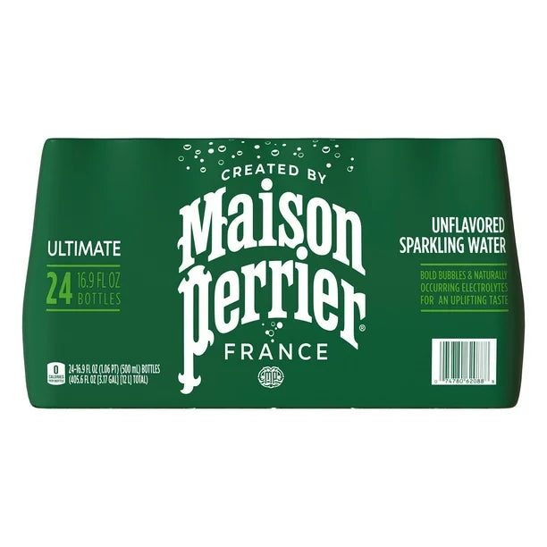 Maison Perrier Sparkling Natural Mineral Water, (24pk./16.9oz.)