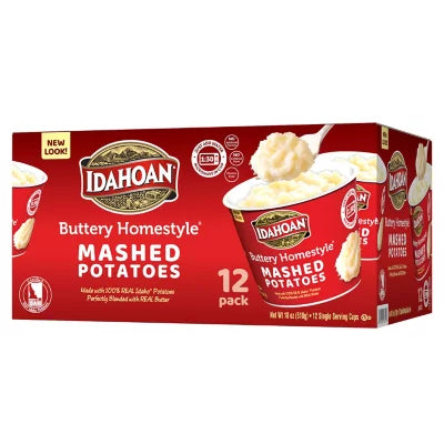 Idahoan Buttery Homestyle  Mashed Potatoes, (12pk.)