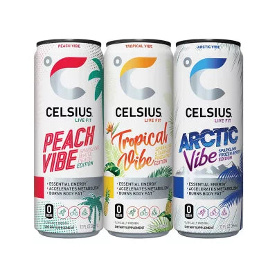 Celsius Essential Energy Sparkling Variety Pk., (18ct.)