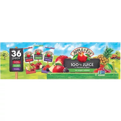 Apple & Eve Variety Juice, (36/6.75oz.)