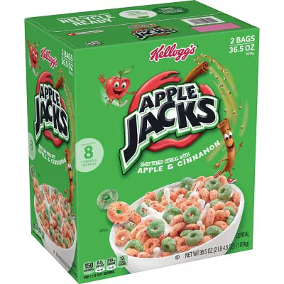 Kellogg's Apple Jacks Cereal, (36.5oz.)