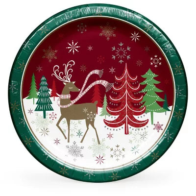 Member's Mark Holiday Dinner Paper Plates, 10" (85 ct.)