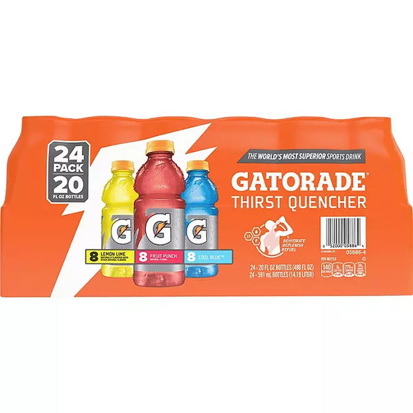 Gatorade Sports Variety Pack,  (24/20oz.)