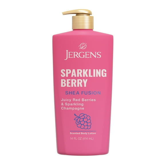 Jergens Shea Body Lotion, Sparkling Berry  (14floz.)