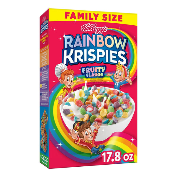 Kellogg's Rainbow Krispies Original Cold Breakfast Cereal, (17.8oz.)