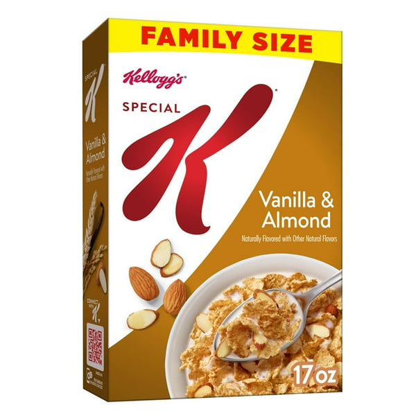 Kellogg's Special K Cereal, Vanilla & Almond (18.8oz.)