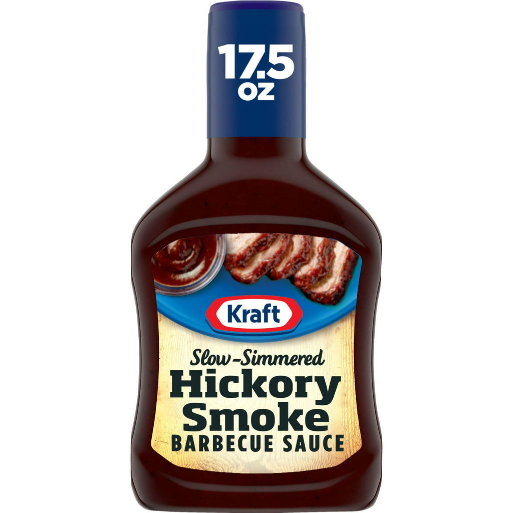 Kraft Slow-Simmered Barbecue BBQ Sauce, Hickory Smoke (17.5oz.)