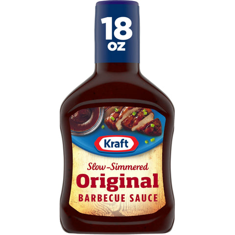 Kraft Slow-Simmered Barbecue BBQ Sauce, Original (18oz.)