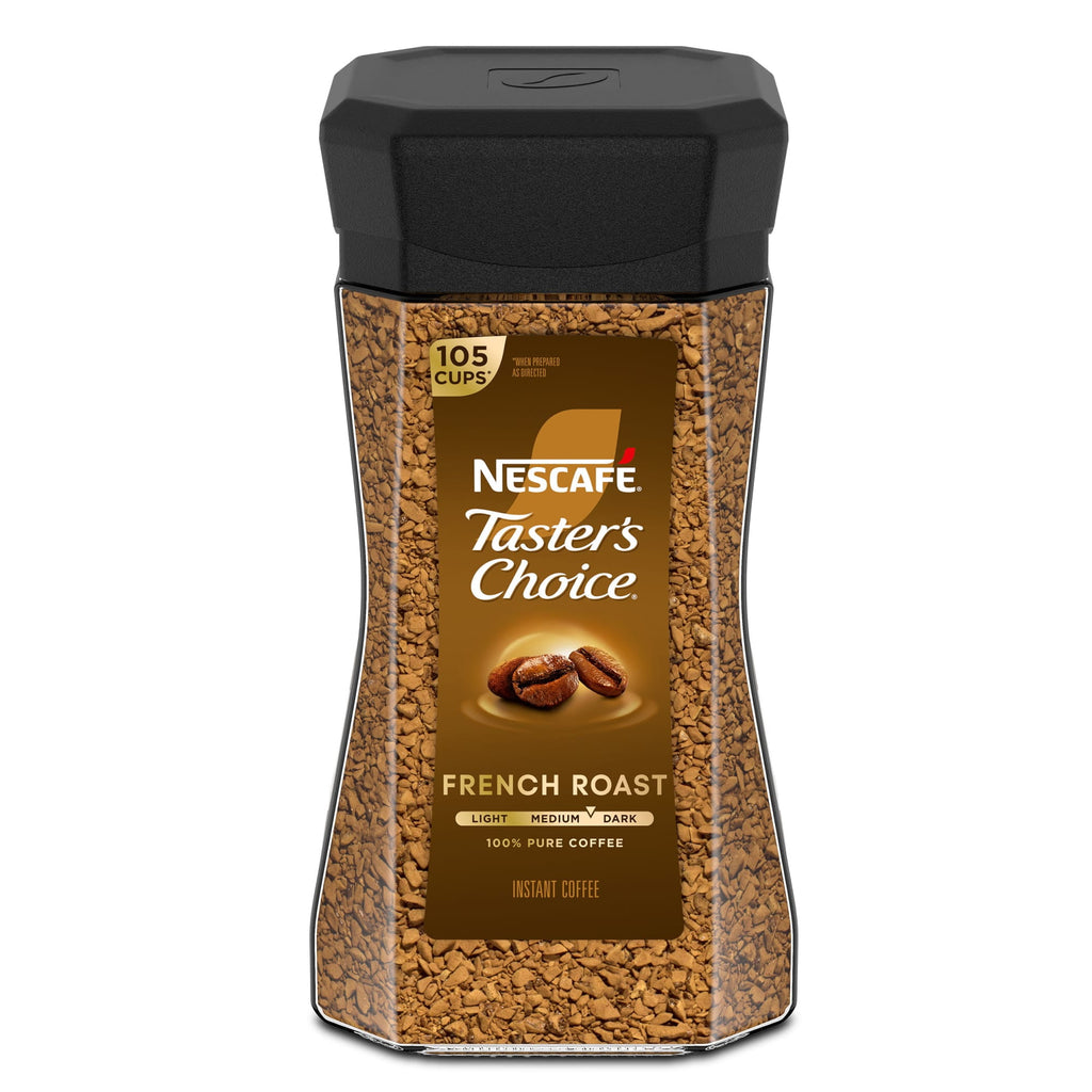 NESCAFÉ Taster's Choice French Roast, Dark Roast Coffee, Instant Coffee, (7oz.)