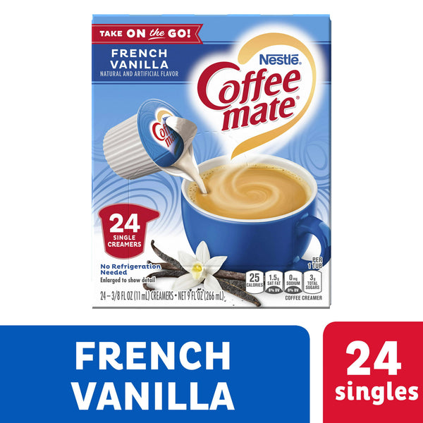 Nestle Coffee-mate Liquid Creamer Singles, French Vanilla (24ct.)