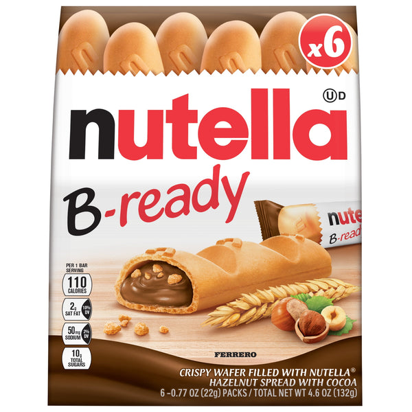 Nutella B-Ready, (6/ 0.7oz)