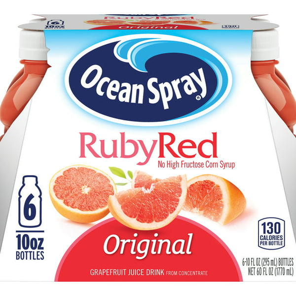 Ocean Spray Juice, Ruby Red Grapefruit  (6/10 oz.)