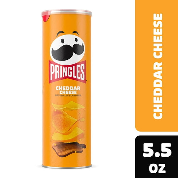 Pringles Potato Crisps, Cheddar Cheese (5.5oz.)