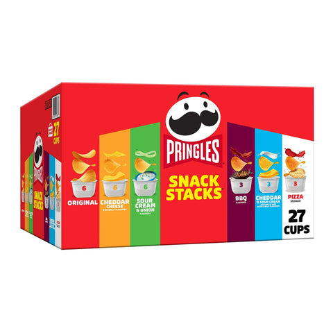 Pringles Potato Crisps Variety Pack, (27ct.)