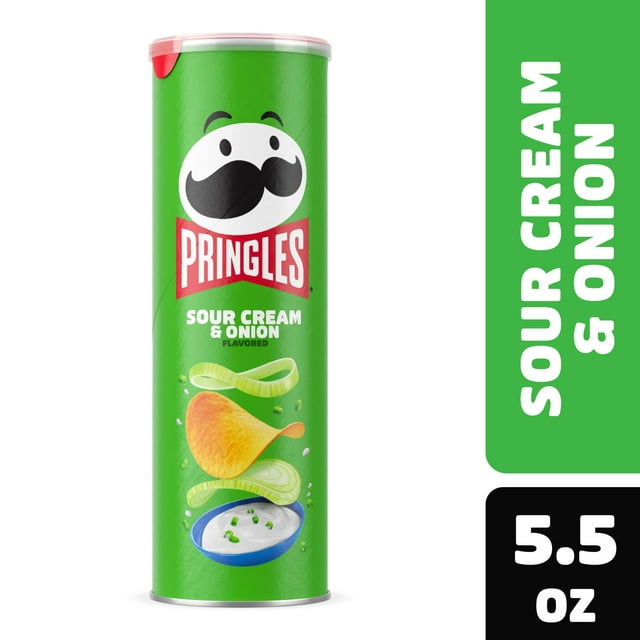 Pringles Potato Crisps, Sour Cream & Onion (5.5oz.)