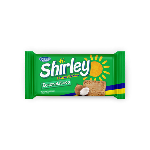 Wibisco Shirley Coconut Biscuits, (3.7oz.)