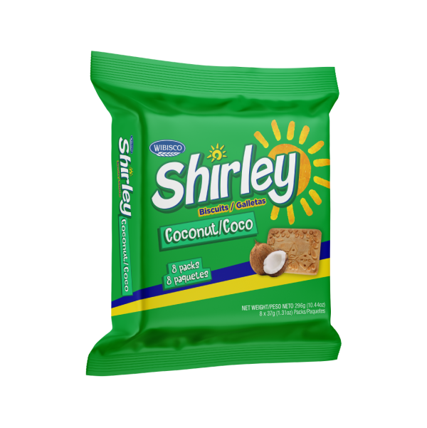 Wibisco Shirley Coconut Biscuits, (10.44oz.)