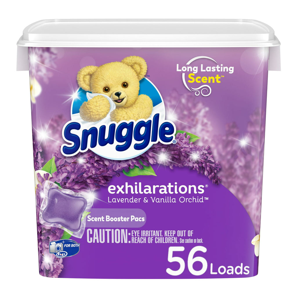 Snuggle Exhilarations Laundry Scent Booster Pacs, Lavender & Vanilla Orchid, (56ct.)