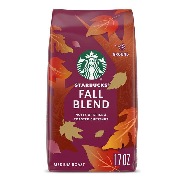 Starbucks Ground Medium Roast Coffee, Fall Blend (17oz.)