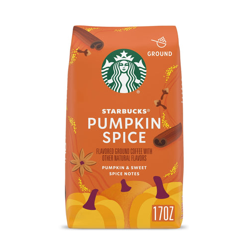 Starbucks Ground Medium Roast Coffee, Pumpkin Spice (17oz.) (Limited Edition)