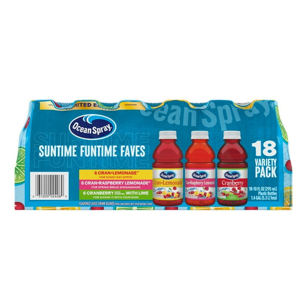 Ocean Spray Suntime Funtime Faves Variety Pack, (18/10oz.)