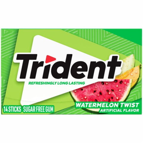 Trident Sugar Free Gum, Watermelon Twist (14pk.)