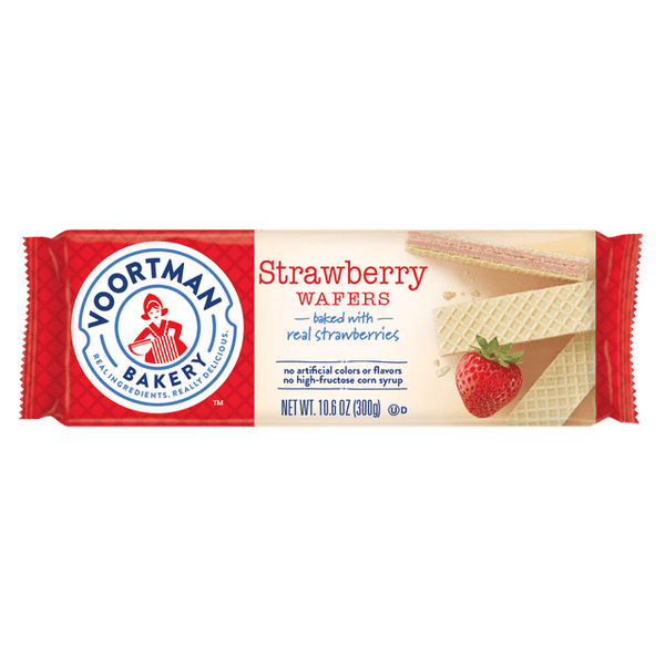 Voortman Strawberry Wafers, (10.6oz.)