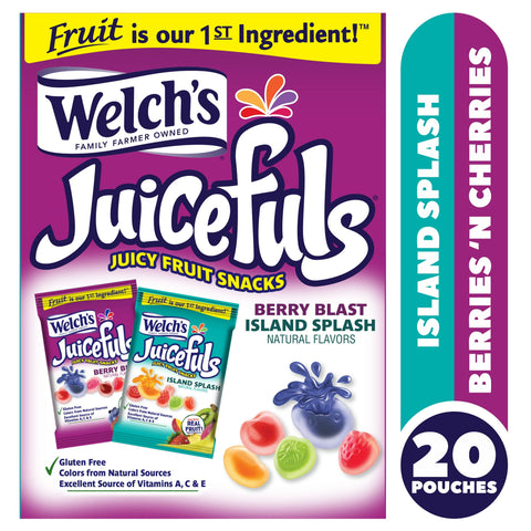 Welch's Juicefuls, Berry Blast & Island Fresh (20ct)