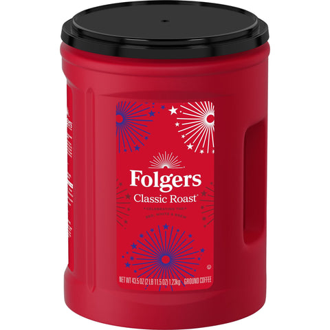 Folgers Ground Coffee,  Classic Roast (43.5oz.)