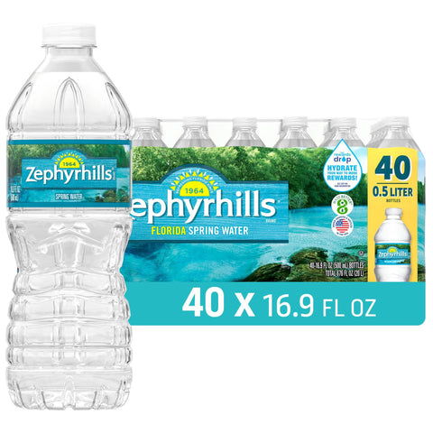 Zephyrhills 100% Natural Spring Water (16.9 oz. bottles, 40 pk.)