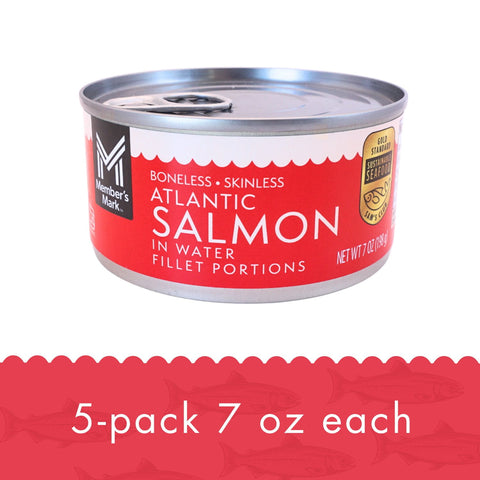 Member's Mark Canned Atlantic Salmon (7 oz., 5 pk.)