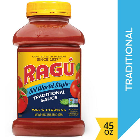 Ragu Pasta Sauce, Traditional (45oz.)