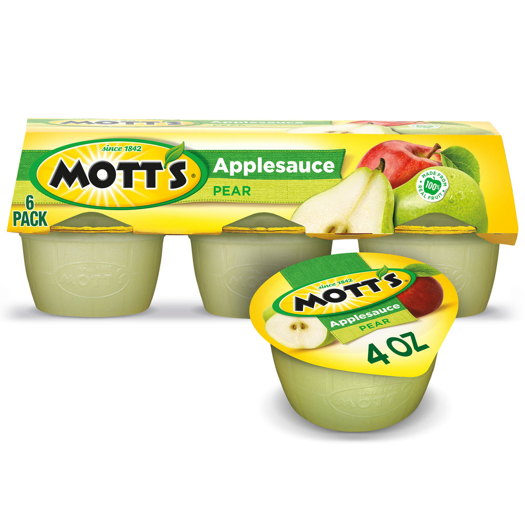 Mott's Applesauce, Pear (6ct., 4oz.)