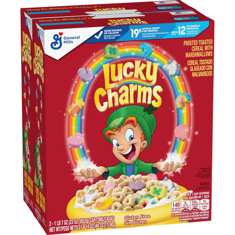 General Mills Lucky Charms Unicorn Marshmallow Cereal (46oz.)