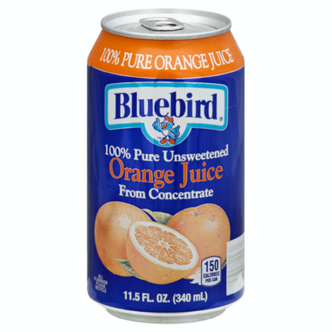 Bluebird Orange Juice, (24/11.5oz.)