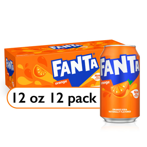 Fanta Fruit Soda Pop, Orange (12pk.)