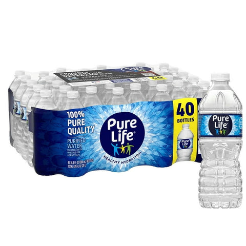 Nestle Pure Life Purified Water (16.9 oz. btls, 40pk.)