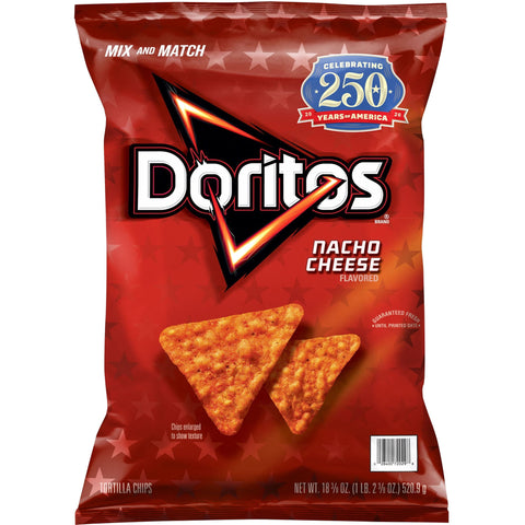Doritos Tortilla Chips, Nacho Cheese (18.375oz.)