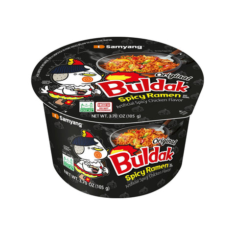 Samyang Buldak Original Spicy Chicken Ramen Bowl, (6pk., 3.7oz.)
