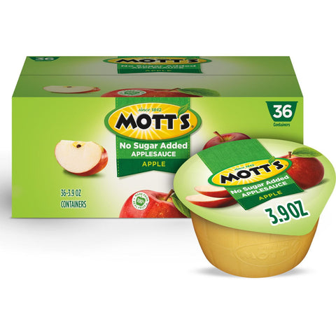 Mott's Natural Applesauce, Apple (36ct,3.9oz.)