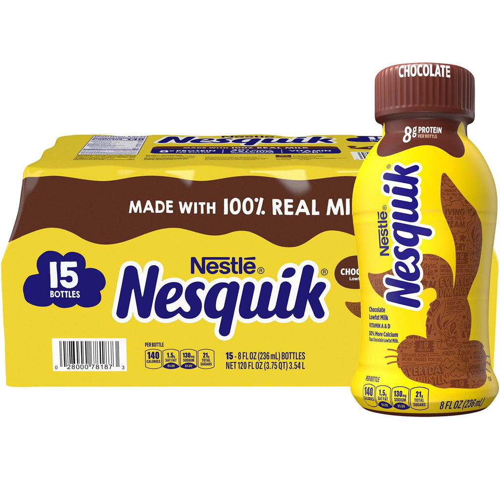 Nesquik Chocolate Low Fat Milk, (15/10oz.)