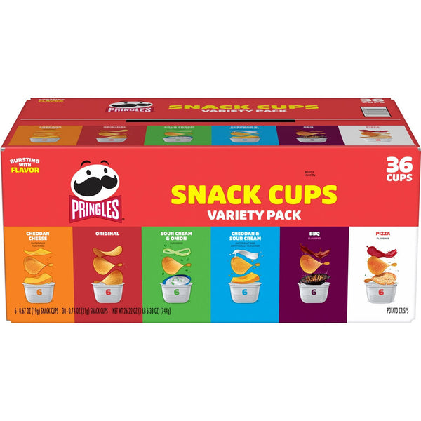 Pringles Potato Crisps Variety Pack (36ct.)