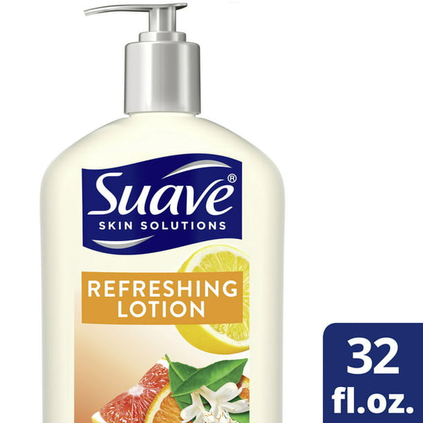 Suave Skin Solutions Body Lotion, Refreshing Lotion (32oz.)