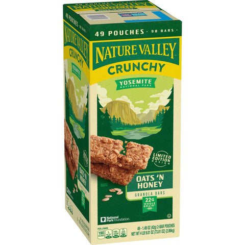 Nature Valley Granola Bars, Oats ‘n Honey (49ct., 1.49oz)