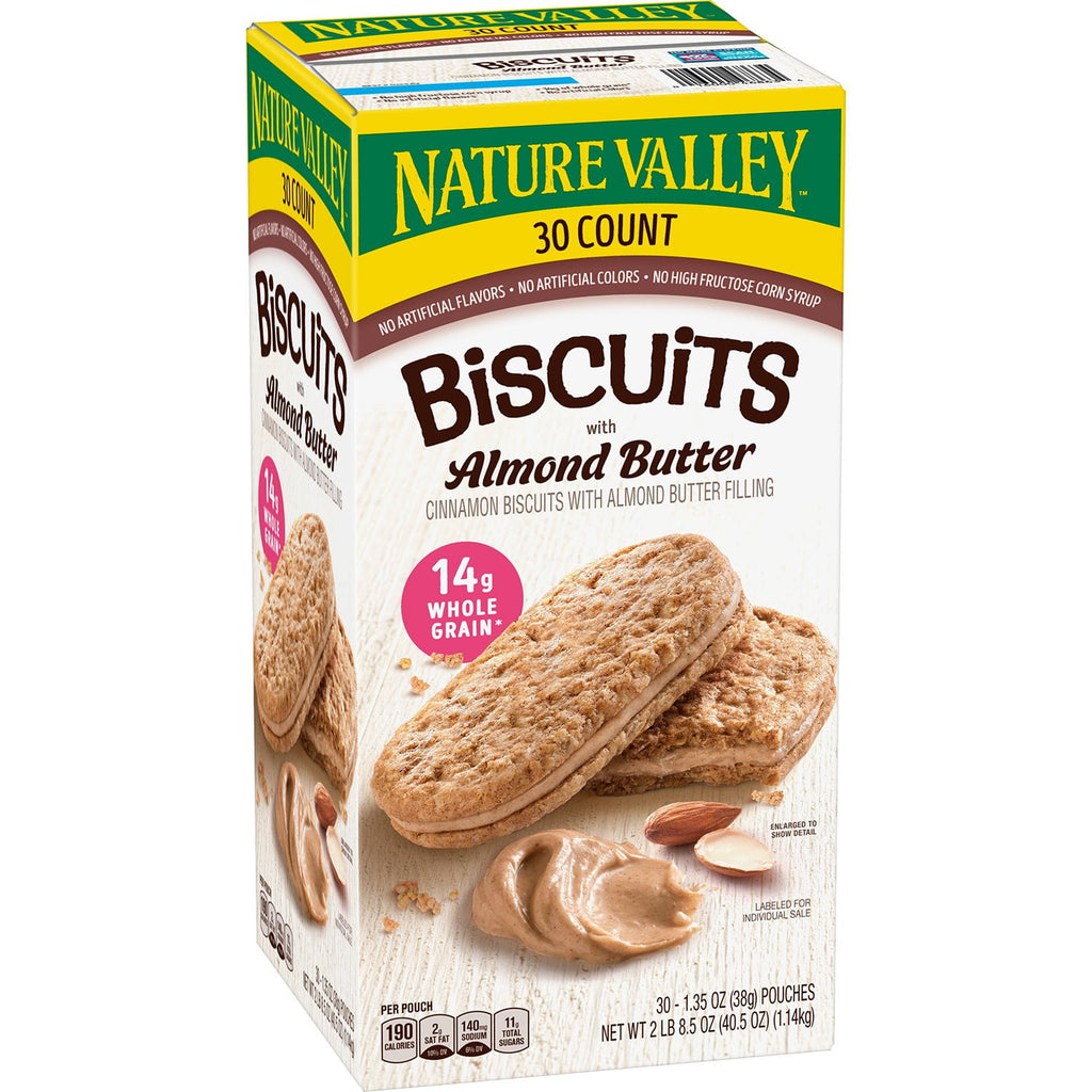 Nature Valley Biscuit Sandwich with Almond Butter, (30ct.)