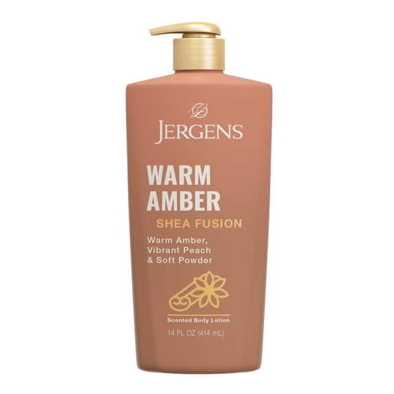 Jergens Shea Body Lotion, Warm Amber  (14floz.)