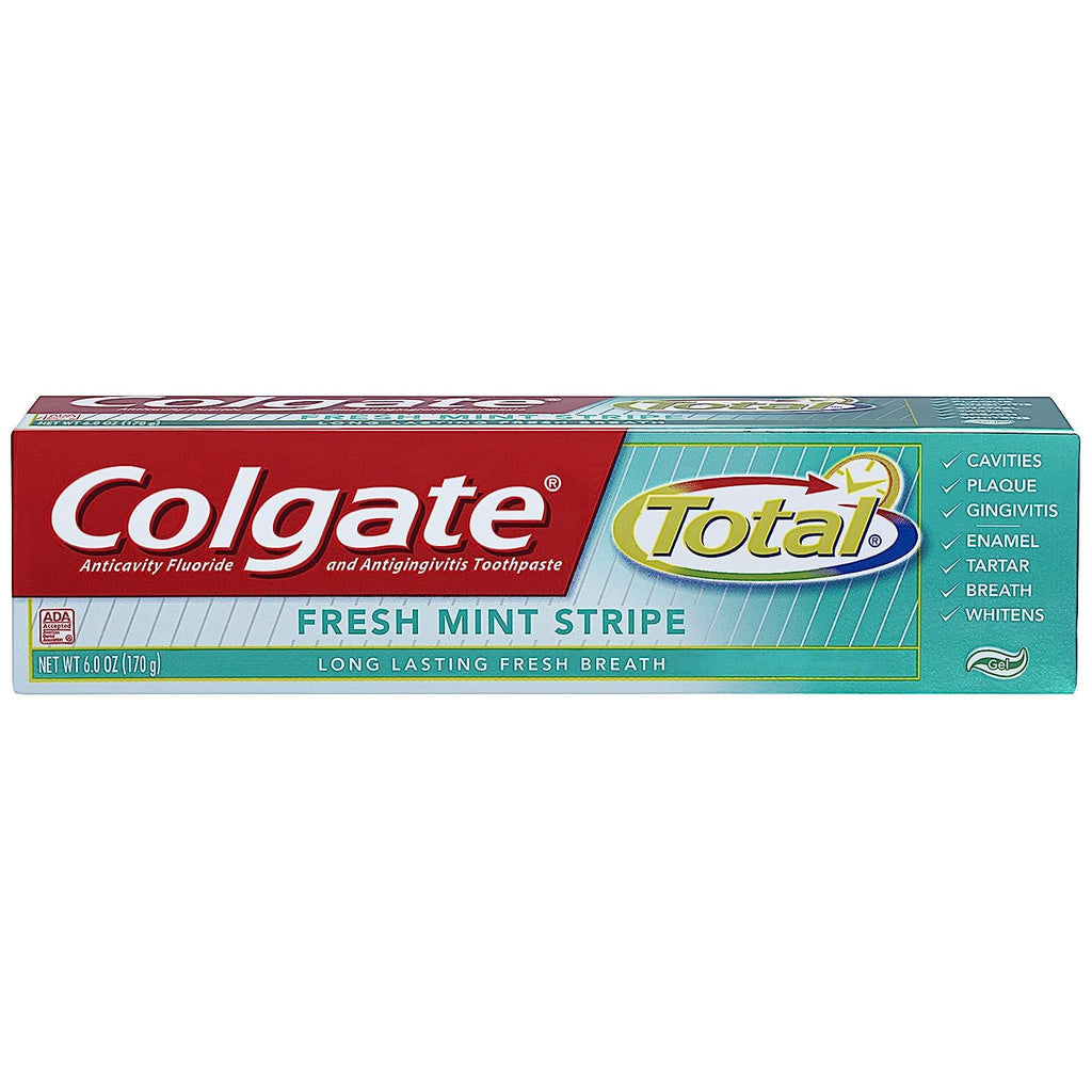 Colgate Total Gel Toothpaste, Fresh Mint Stripe (6oz.)